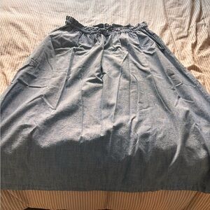 J crew chambray skirt large